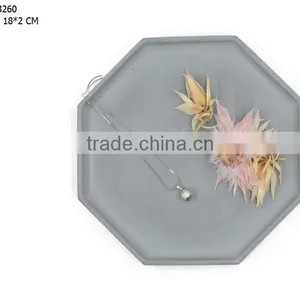 Handmade Concrete Tray Industrial Organization Storage Modern Decor Jewelry thumbnail-1
