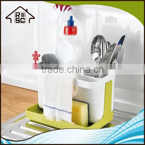 NBRSC Kitchen Plastic Rack Organizer Caddy Storage Sink Utensils Holders thumbnail-2
