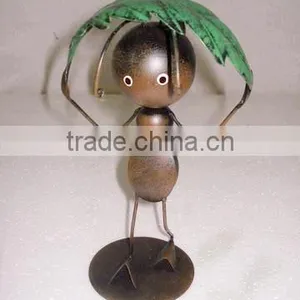 Cheap Handmade Craft Metal Ant Garden Decoration thumbnail-1