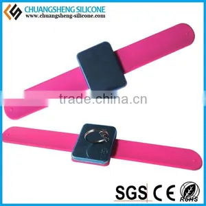 Square Magnet,clear,cool,wide Silicone Decorative Bracelet thumbnail-6
