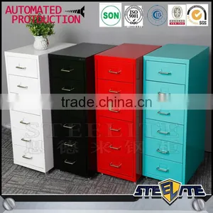 Bedroom Furniture Decoration Wholesale 6 Drawer Mobile File Cabinet With Wheels thumbnail-6