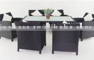 2015 High Quality Cheap Outdoor Rattan Wicker Dining Furniture Set thumbnail-1