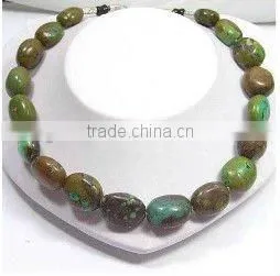 Natural Undyed Turquoise Necklace thumbnail-1