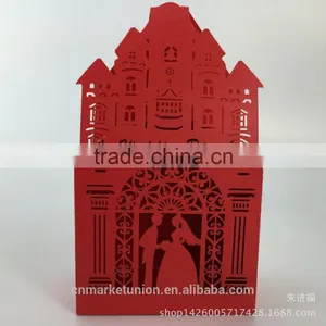 Foldable Sweet Wedding Candy Box Romantic Paper Wedding Box thumbnail-3