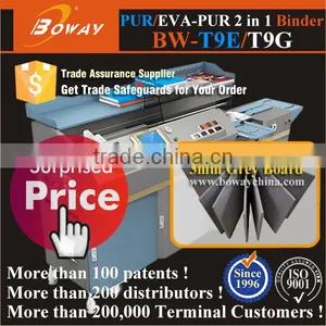 2016 New 3mm Grey Board Pur Glue Book Binding Machines thumbnail-1
