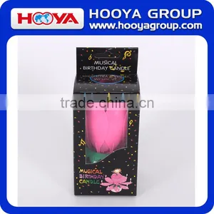 Lotus Shaped Rotating Birthday Candle With Round Base thumbnail-4