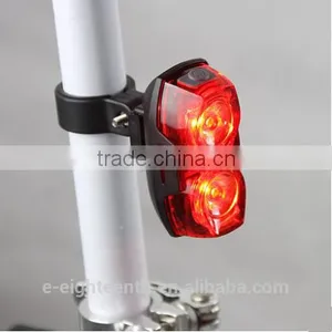 2016 New 2 Led Bicycle Decorative Safety Back Rear Tail Flashing Light thumbnail-1