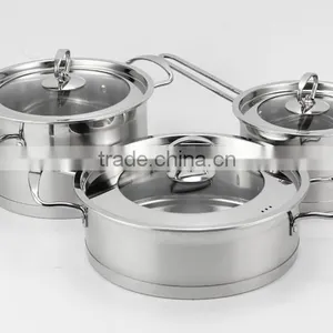 Stainless Steel Soup Pot Pan Sets thumbnail-6