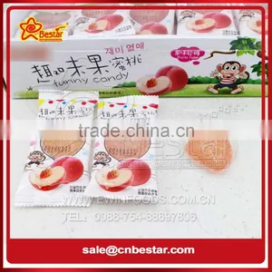 Halal Juicy Peach Soft Jelly Candy Fruit Jelly Candy thumbnail-1