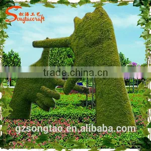 New Style Artificial Grass Topiary Garden Decoration Sculpture Artificial Grass Topiary thumbnail-5