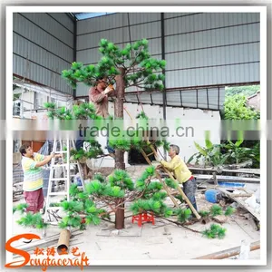Wholesale Artificial Potted Pine Needle Christmas Tree Branches thumbnail-1