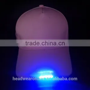 Customized Cheap Blank 6 Panel Baseball Caps With Led Light thumbnail-5