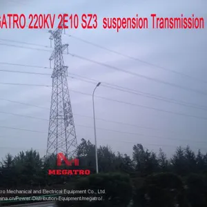 MEGATRO 220KV 2E10 SZ3 Suspension Transmission Tower thumbnail-4