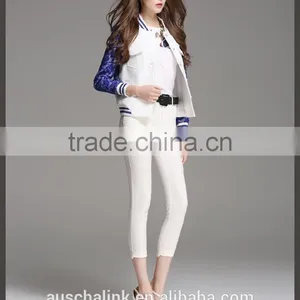 New Arrival Ladies Short Style Lace Sleeve 100% Polyester Jacket thumbnail-3