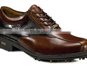 Men Genuine Leather Sport Shoes, Fashion Stylish High Top Golf Shoes for Men or Women Business thumbnail-1