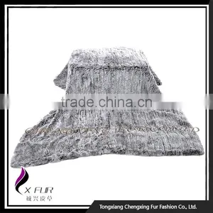 CX-D-92 Wholesale China Rex Rabbit Fur Throw thumbnail-2