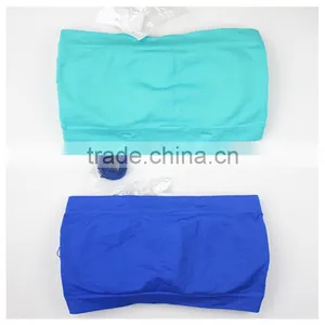Tube Bra Girl Underwear Removable Straps Padded Tube Top Bra thumbnail-5