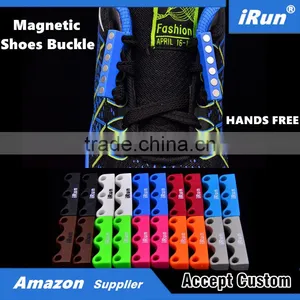 Unisex All Match No More Tying Never Loose Sneakers Magnetic Shoelace Closures Accessory for Adidas Ultra Boost - Blue All Match thumbnail-1