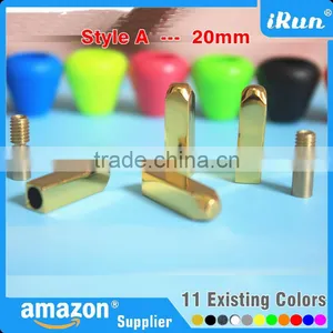 MOQ:100 Pcs - THE MASTER of Lace Tips Aglets! Superior Gold Silver Quality Fast Shipping Yeezy Laces Metal Aglets Mixed Colors thumbnail-1