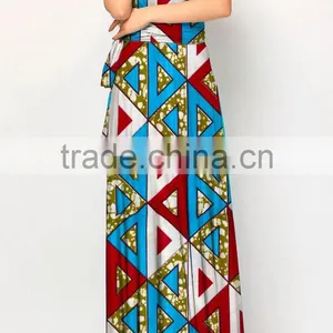 Walson Excellent Quality Garments Manufacturer Small Quantity Customized African Dresses for Women thumbnail-4