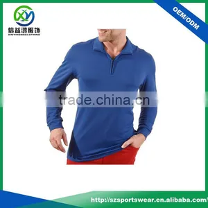 Fashion Blue Color High Qaulity Anti-UV Dry Fit Comfort Man Sweater /hoodie /golf Sweater thumbnail-1