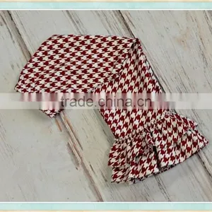 Houndstooth Ruffle Pants Sew Sassy Icing Legging High Quality Houndstooth Knit Cotton Pants thumbnail-1