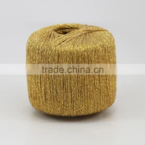 Golden Hand Knitting Metallic Lurex Yarn for Hat thumbnail-1