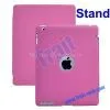 Leather Cover + Hard Back Case for IPad 2 Stand (Pink) thumbnail-1