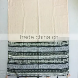 180*70cm Customized Pattern Printed Cheap Viscose Women Pashmina Stole Shawl Scarf thumbnail-3