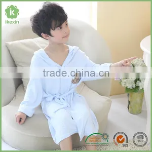 Organic Whip Stitch Cute Smooth Kids Animal Bathrobe thumbnail-1