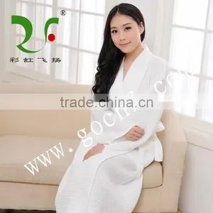 Terry Towel Manufacturer Directly Supply 100% Cotton Waffle Bathrobe thumbnail-2