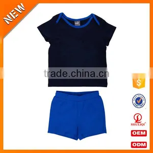 Custom Cotton Unisex Children Clothing 2016/ Printed Kids Clothes &children's Clothing Sets From China Supplier H-1674 thumbnail-3