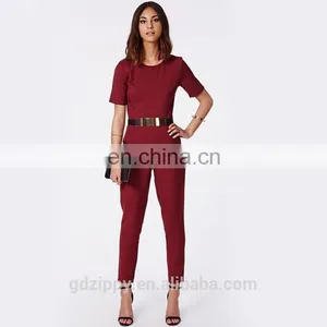 Midi Sleeve High Waist Jumpsuit for Women 2015 thumbnail-2