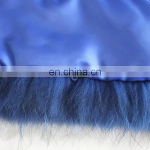 Wholesale China Dyed Color Real Shawls Raccoon Fur Wrap thumbnail-6