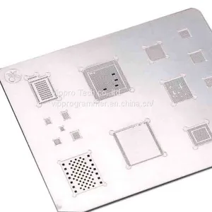 MJ 3D BGA Reballing Stencil Template For IPhone A8 A9 A10 Groove Tin Steel thumbnail-1