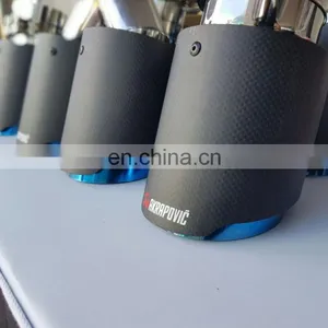 2017 High Quality Akrapovic Exhaust Tips Carbon Fiber Tail Pipe thumbnail-5