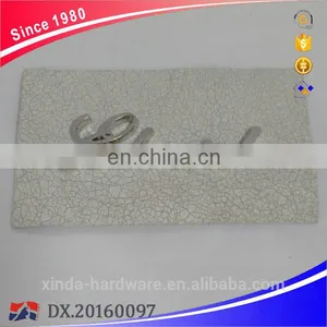 Fashion Design High Quality Garment Metal Leather Label Genuine Leahter Patches thumbnail-1
