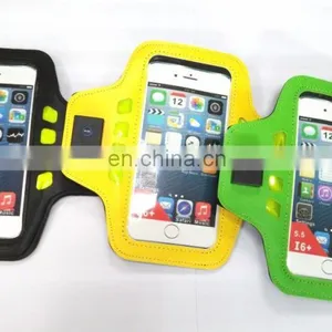 New Design Neoprene+PU+LED Lighting Led Armband for Cell Phone thumbnail-3