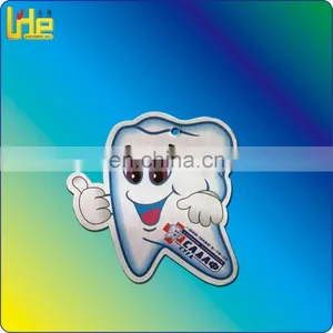 Dentist Clinic Gift for Kid Promotional Teeth Shape Hanging Car Air Freshener thumbnail-1