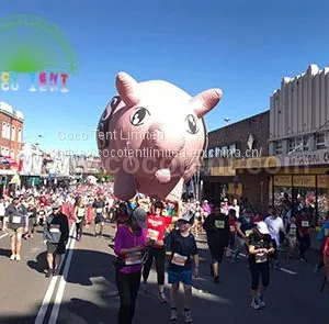 PVC Inflatable Giant Pig Helium Sky Balloon for Parade thumbnail-1