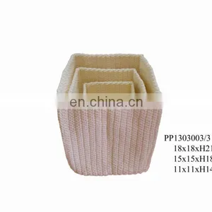 Handmade pp Decor Gift Crochet Basket thumbnail-1