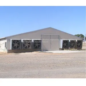Low Cost Fast Construction Steel Structure Buildings Prefab Building for Farming thumbnail-3