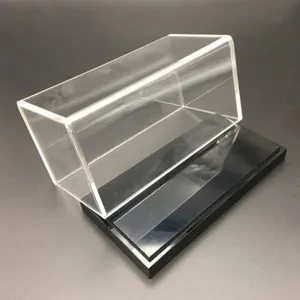 Customize Clear Acrylic Display Box Plexi Storage Case With Base thumbnail-2