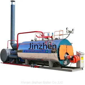 High Efficiency Horizontal Full Automatic 4000KG 4Ton Oil Gas Fired Steam Boiler For Chemical Industry thumbnail-1