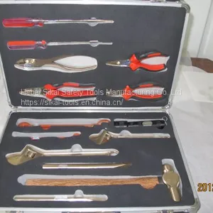 BeCu AlCu Anti Spark Hand Tools Set 18pcs for Oil Gas thumbnail-1