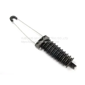 ADSS Cable Plastic Wedge Type Anchor Strain Clamp Dead End Clamps With ss Wire and Plastic Body PA2000 thumbnail-1