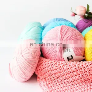 Wuge Very Soft Feather Baby Yarn 100 Cotton Yarn for Knitting thumbnail-5