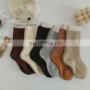 Angolan Rabbit Wool Korean Children's Socks Soft Waxy Double Needle Children's Socks Thickened Winter Warm Children's Socks thumbnail-6