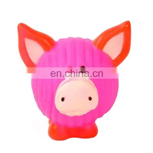 Cow Shaped Puppy Dog Toys Chewing Squeaky Vinyl Pet Toys With Sound Squeaker thumbnail-2