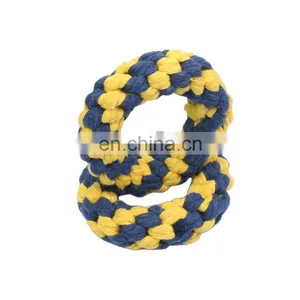 Factory Direct Sales Cotton Rope Pet Toys Multi-color Donut Dog Toy thumbnail-1